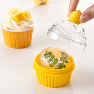 Ice-Cream Mold Cake Ice Hockey, Yellow