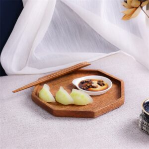 New Ebony Plate Tray Wooden Serving Tray