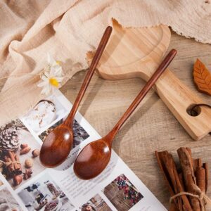 Wooden Spoon With Long Handle Serving Utensil